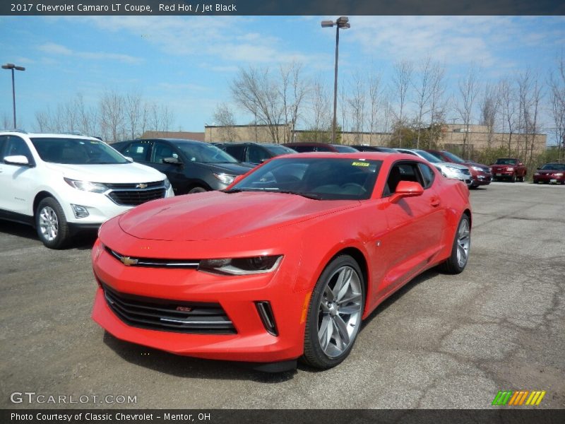 Red Hot / Jet Black 2017 Chevrolet Camaro LT Coupe