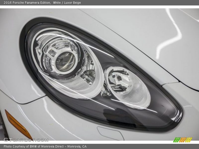 White / Luxor Beige 2016 Porsche Panamera Edition