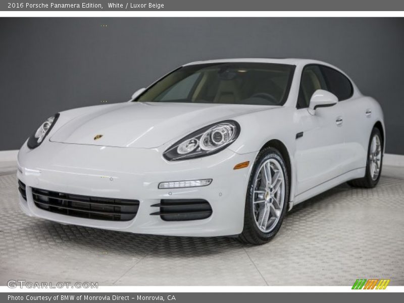 White / Luxor Beige 2016 Porsche Panamera Edition