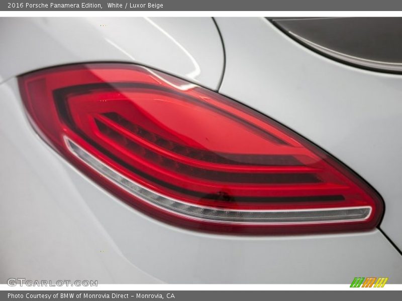 White / Luxor Beige 2016 Porsche Panamera Edition