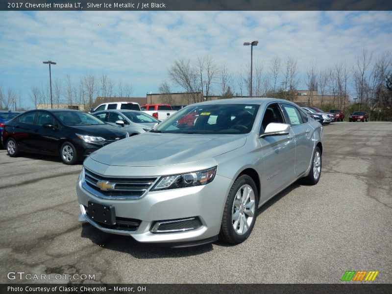 Silver Ice Metallic / Jet Black 2017 Chevrolet Impala LT