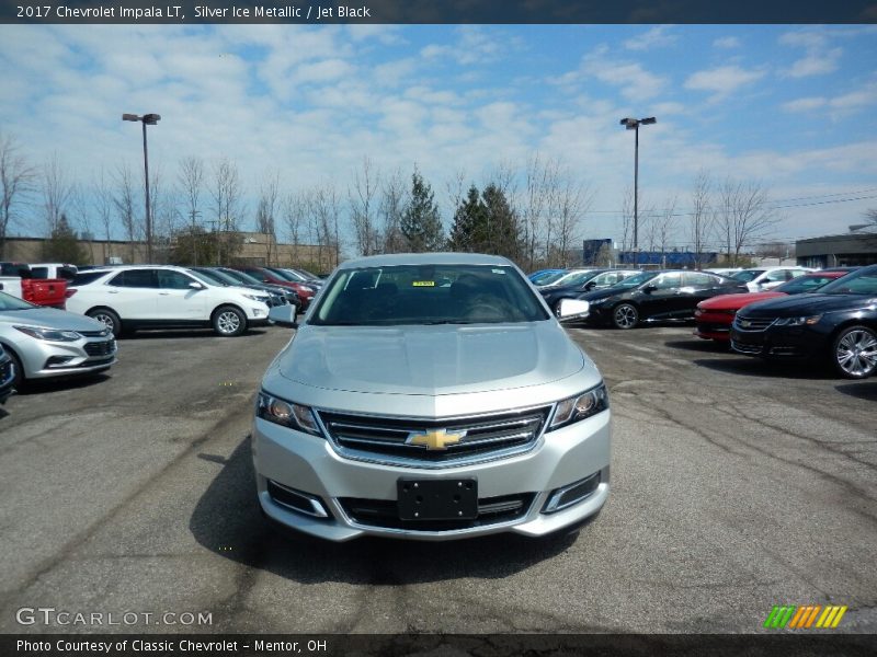 Silver Ice Metallic / Jet Black 2017 Chevrolet Impala LT