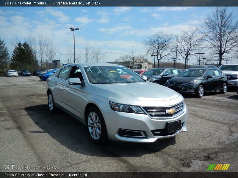 Silver Ice Metallic / Jet Black 2017 Chevrolet Impala LT