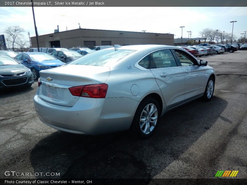 Silver Ice Metallic / Jet Black 2017 Chevrolet Impala LT