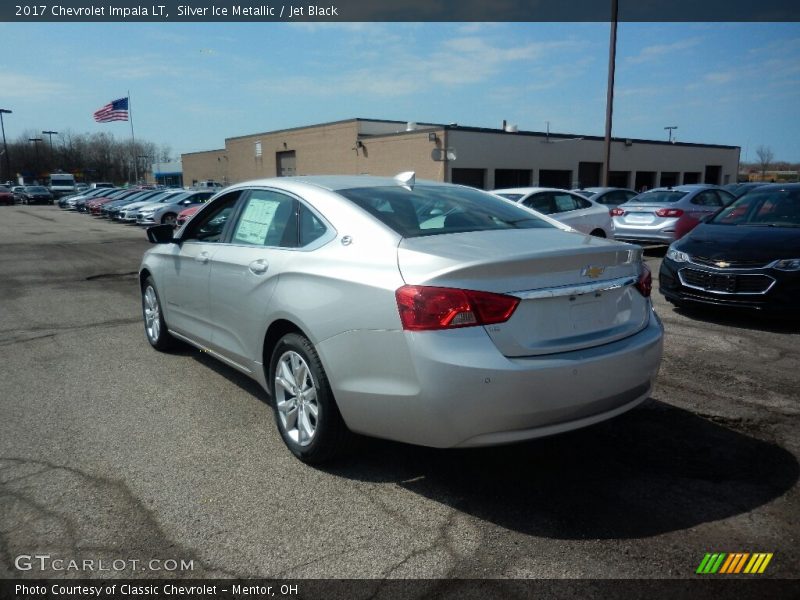 Silver Ice Metallic / Jet Black 2017 Chevrolet Impala LT