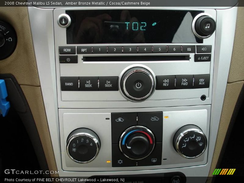 Amber Bronze Metallic / Cocoa/Cashmere Beige 2008 Chevrolet Malibu LS Sedan