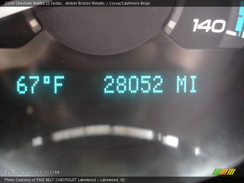 Amber Bronze Metallic / Cocoa/Cashmere Beige 2008 Chevrolet Malibu LS Sedan
