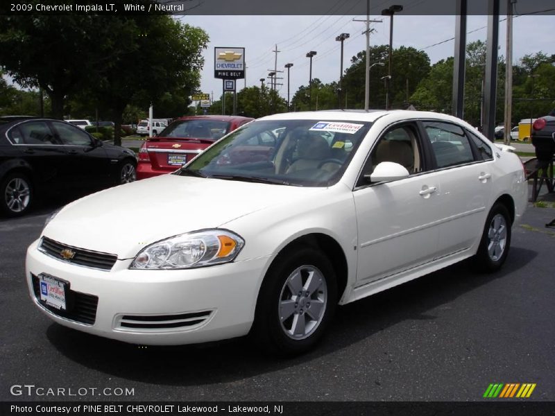 White / Neutral 2009 Chevrolet Impala LT