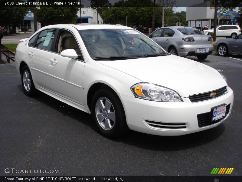 White / Neutral 2009 Chevrolet Impala LT