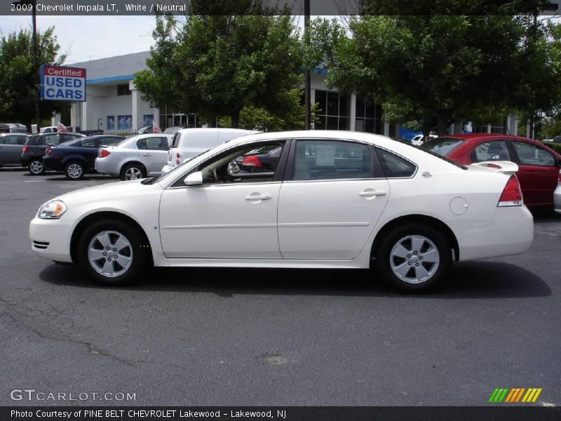 White / Neutral 2009 Chevrolet Impala LT