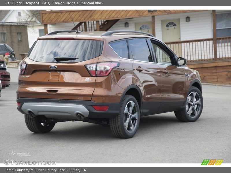 Canyon Ridge / Charcoal Black 2017 Ford Escape SE 4WD