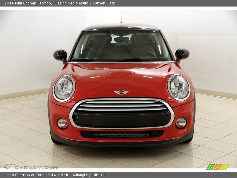 Blazing Red Metallic / Carbon Black 2014 Mini Cooper Hardtop