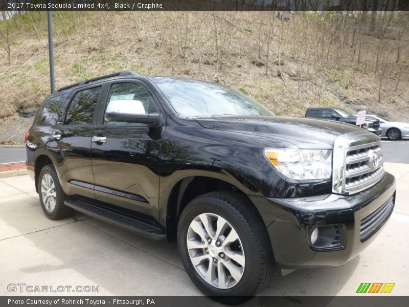 Black / Graphite 2017 Toyota Sequoia Limited 4x4