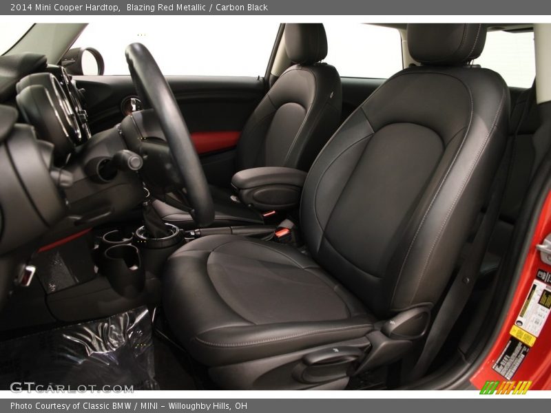 Front Seat of 2014 Cooper Hardtop