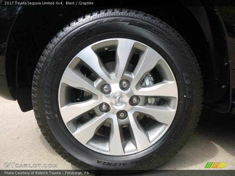 Black / Graphite 2017 Toyota Sequoia Limited 4x4