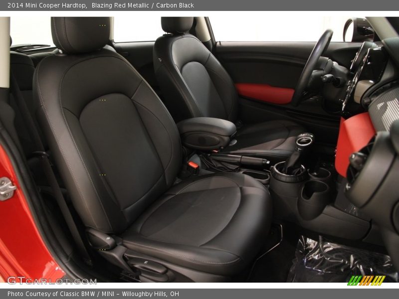 Blazing Red Metallic / Carbon Black 2014 Mini Cooper Hardtop