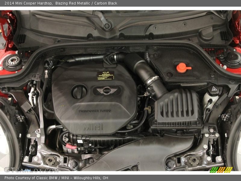 2014 Cooper Hardtop Engine - 1.5 Liter TwinPower Turbocharged DOHC 12-Valve VVT 3 Cylinder