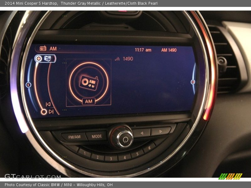 Thunder Gray Metallic / Leatherette/Cloth Black Pearl 2014 Mini Cooper S Hardtop