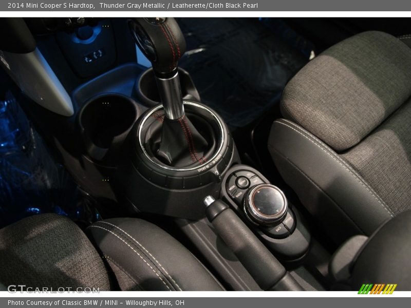 Thunder Gray Metallic / Leatherette/Cloth Black Pearl 2014 Mini Cooper S Hardtop