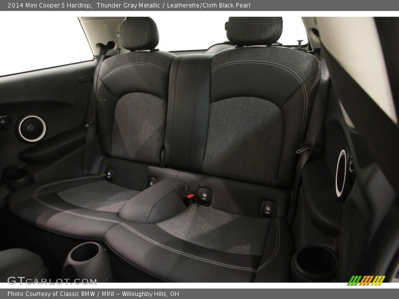 Thunder Gray Metallic / Leatherette/Cloth Black Pearl 2014 Mini Cooper S Hardtop