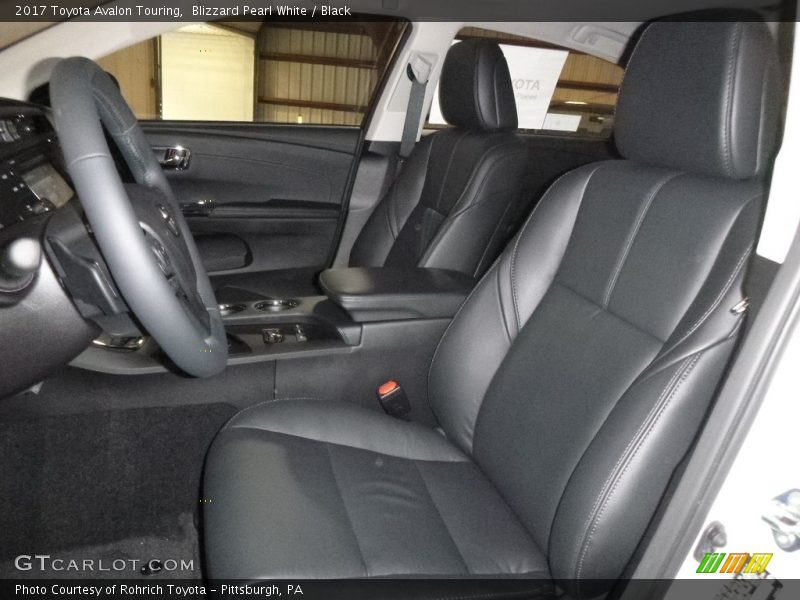 Blizzard Pearl White / Black 2017 Toyota Avalon Touring