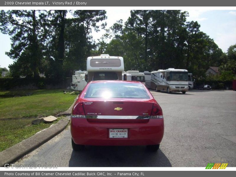 Victory Red / Ebony 2009 Chevrolet Impala LT