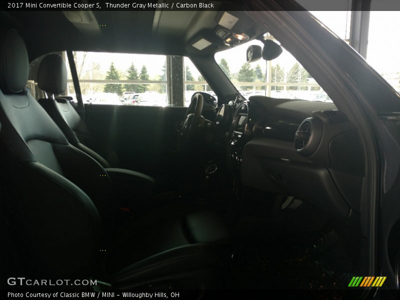 Thunder Gray Metallic / Carbon Black 2017 Mini Convertible Cooper S