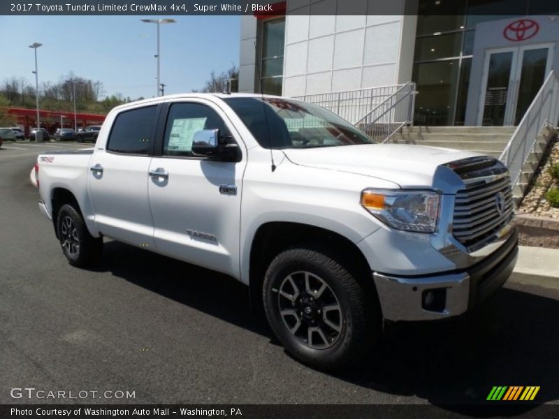 Super White / Black 2017 Toyota Tundra Limited CrewMax 4x4