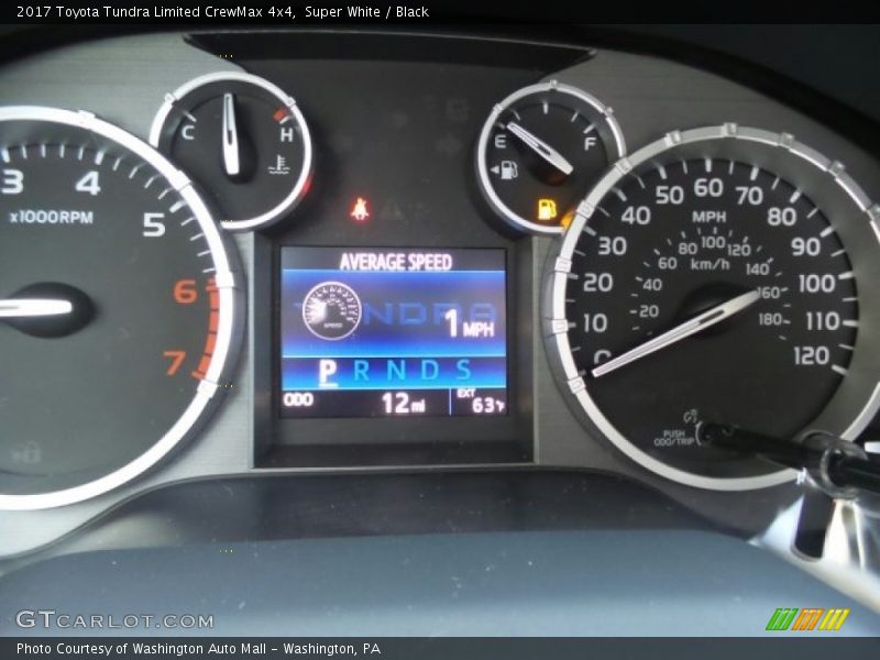 Super White / Black 2017 Toyota Tundra Limited CrewMax 4x4