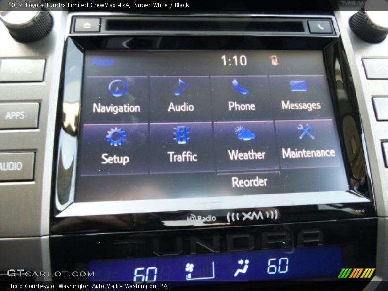Super White / Black 2017 Toyota Tundra Limited CrewMax 4x4