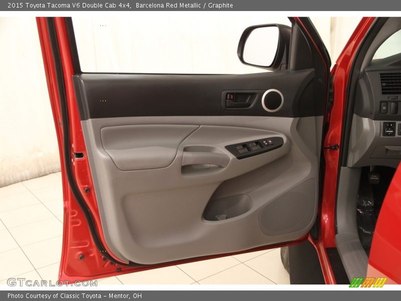 Barcelona Red Metallic / Graphite 2015 Toyota Tacoma V6 Double Cab 4x4