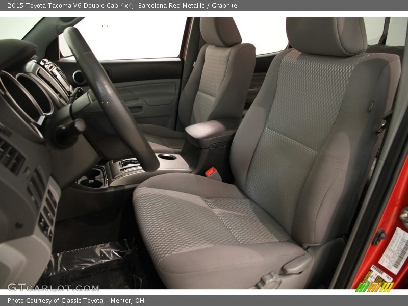 Barcelona Red Metallic / Graphite 2015 Toyota Tacoma V6 Double Cab 4x4