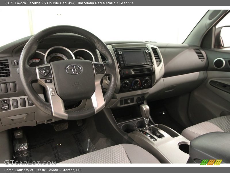 Barcelona Red Metallic / Graphite 2015 Toyota Tacoma V6 Double Cab 4x4