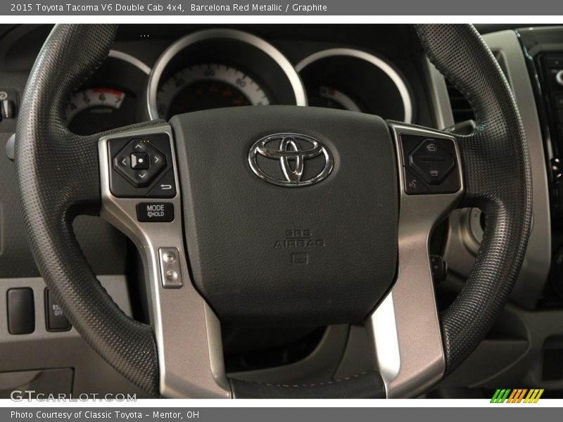 Barcelona Red Metallic / Graphite 2015 Toyota Tacoma V6 Double Cab 4x4