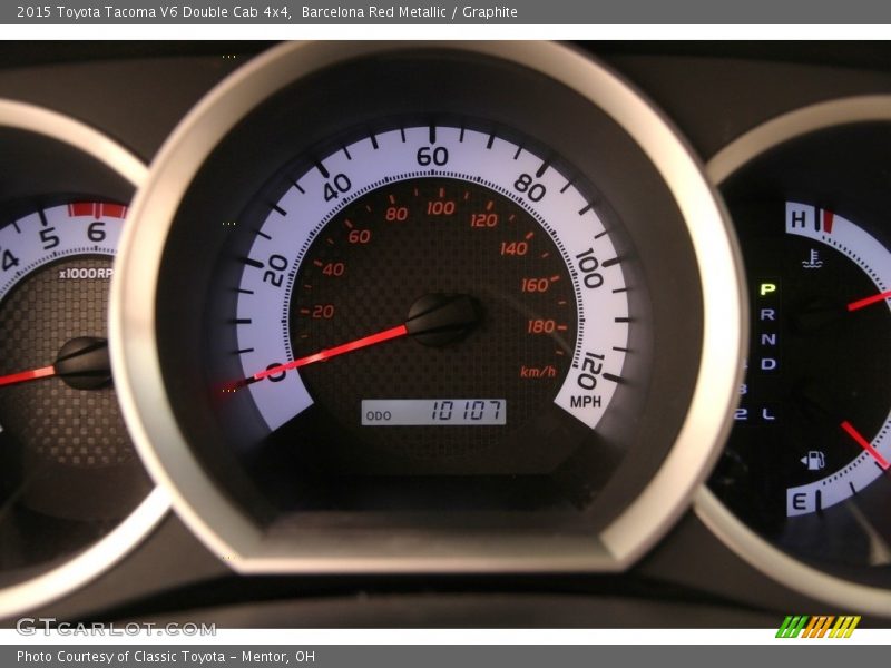 Barcelona Red Metallic / Graphite 2015 Toyota Tacoma V6 Double Cab 4x4