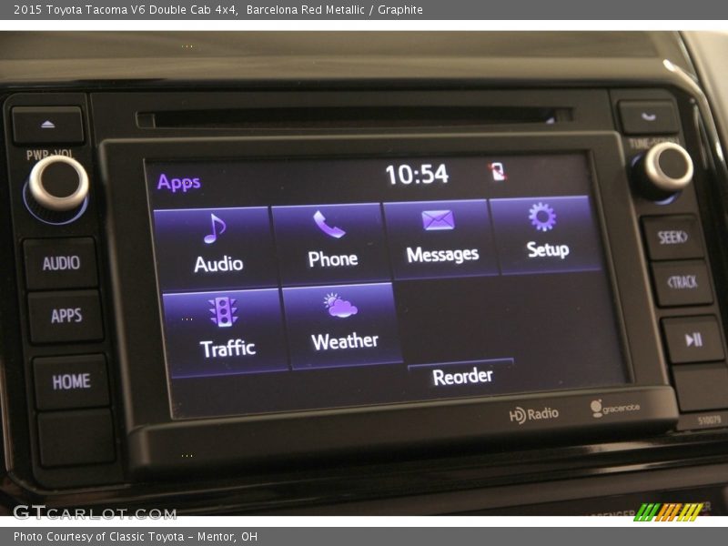 Barcelona Red Metallic / Graphite 2015 Toyota Tacoma V6 Double Cab 4x4