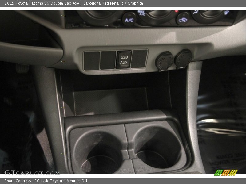 Barcelona Red Metallic / Graphite 2015 Toyota Tacoma V6 Double Cab 4x4