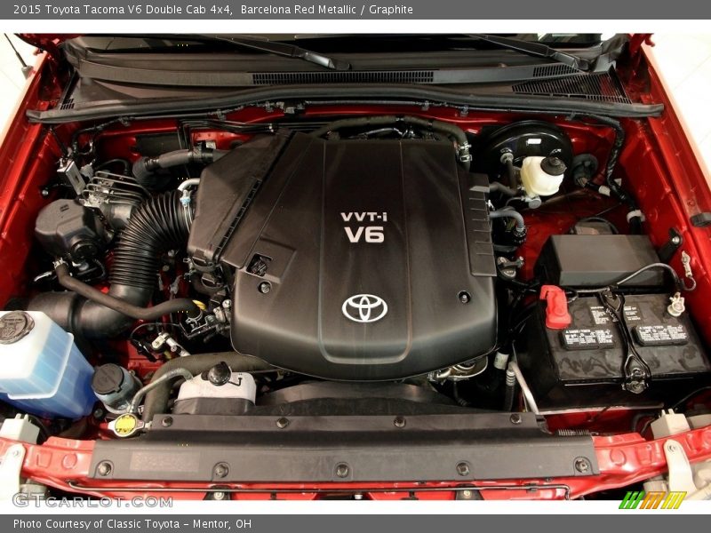 Barcelona Red Metallic / Graphite 2015 Toyota Tacoma V6 Double Cab 4x4