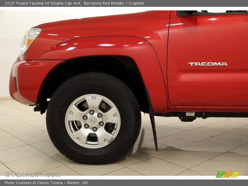 Barcelona Red Metallic / Graphite 2015 Toyota Tacoma V6 Double Cab 4x4