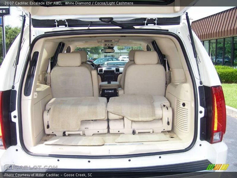 White Diamond / Cocoa/Light Cashmere 2007 Cadillac Escalade ESV AWD