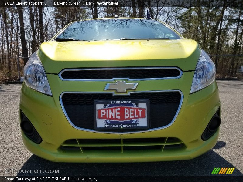 Jalapeno (Green) / Dark Pewter/Silver 2013 Chevrolet Spark LT