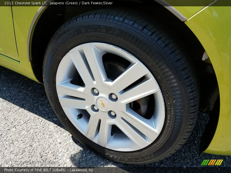 Jalapeno (Green) / Dark Pewter/Silver 2013 Chevrolet Spark LT