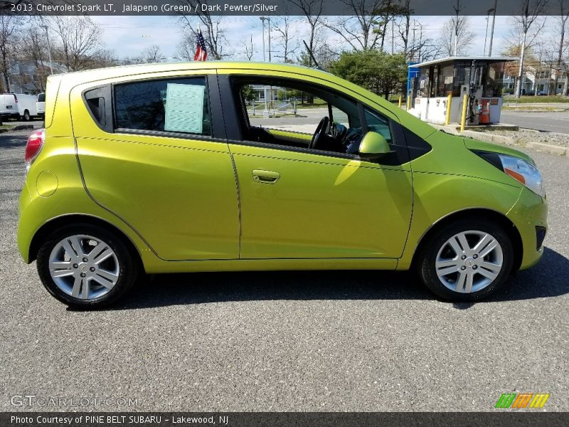 Jalapeno (Green) / Dark Pewter/Silver 2013 Chevrolet Spark LT