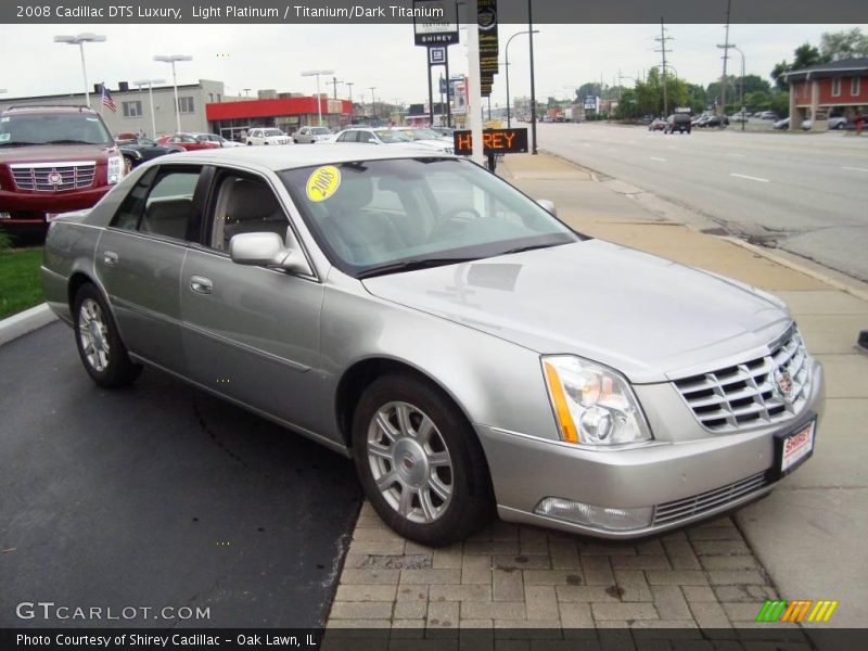 Light Platinum / Titanium/Dark Titanium 2008 Cadillac DTS Luxury