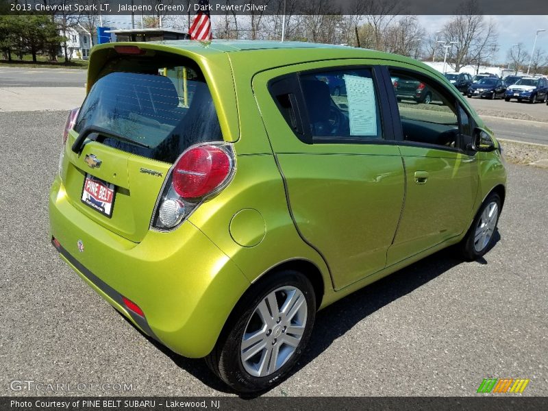 Jalapeno (Green) / Dark Pewter/Silver 2013 Chevrolet Spark LT