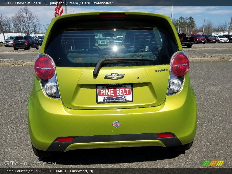 Jalapeno (Green) / Dark Pewter/Silver 2013 Chevrolet Spark LT