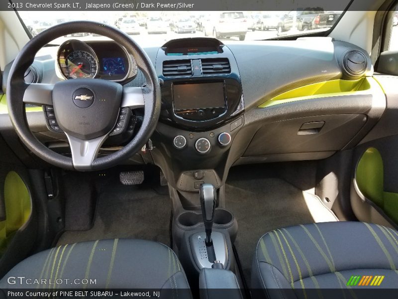 Jalapeno (Green) / Dark Pewter/Silver 2013 Chevrolet Spark LT