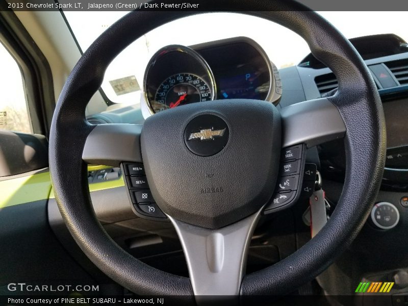Jalapeno (Green) / Dark Pewter/Silver 2013 Chevrolet Spark LT