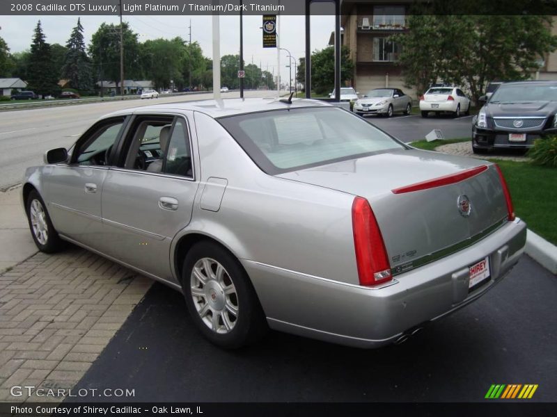 Light Platinum / Titanium/Dark Titanium 2008 Cadillac DTS Luxury