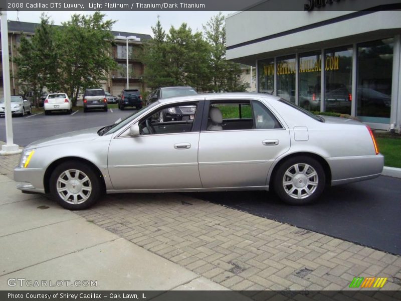 Light Platinum / Titanium/Dark Titanium 2008 Cadillac DTS Luxury